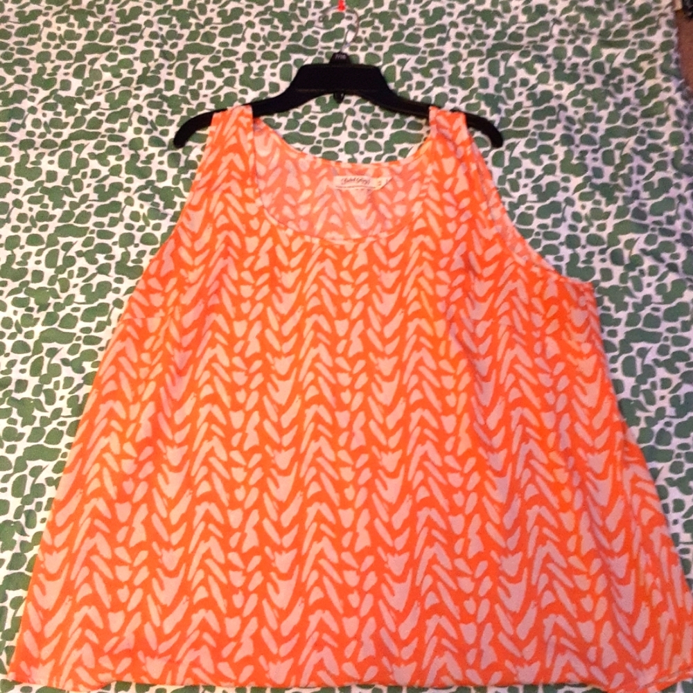 Orange tank top